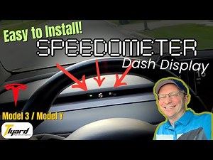 This Tesla Speedometer Display is Super Easy to Install!