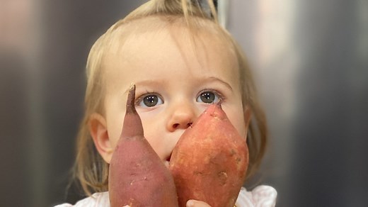 34M views · 229K reactions | Rose & I made sweet potato mash with butter and maple syrup! RECIPE: https://www.flavcity.com/sweet-potato-mash/ | BobbyParrish | Facebook