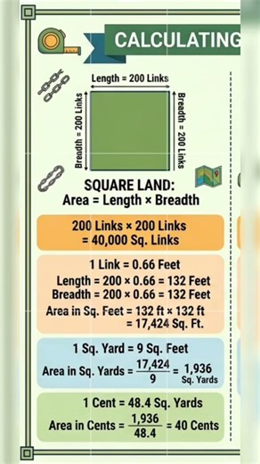 How to Calculate Land Area Easily | భూమి విస్తీర్ణం ఎలా లెక్కించాలి?