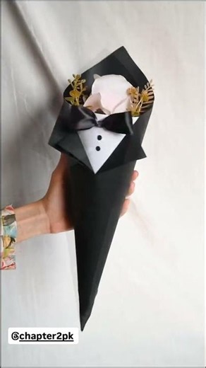 Sophisticated Father's Day Tuxedo Bouquet | Elegant Gift Ideas by Chapter 2 Multan