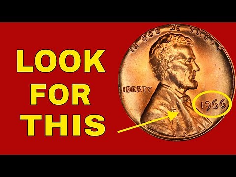 Pennies worth money in your change! 1966 penny you should know about!