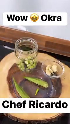 9.9K views · 121 reactions | Okra soaked water drink | and Get 10 Amazing Healthy Benefits! #okra #tvchef #cooking #tvchef #new #cooking | Chef Ricardo Cooking | Facebook