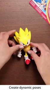 Sonic the Hedgehog 4-inch Super Sonic Action Figure with Red Spring Accessory. Ages 3+ (Officially licensed by Sega)