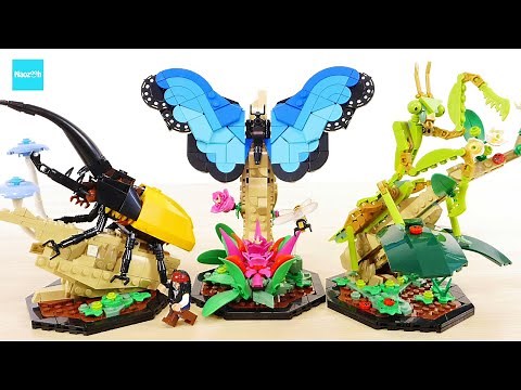 LEGO Ideas Giant! Insect Collection 21342 Hercules Beetle / LEGO Ideas The Insect Collection Spee...