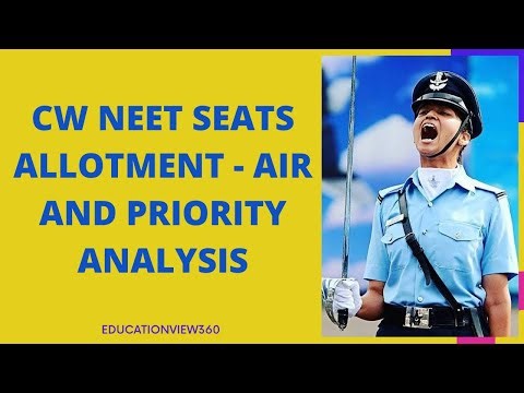 CW NEET Seats Allotment - AIR and Priority Analysis