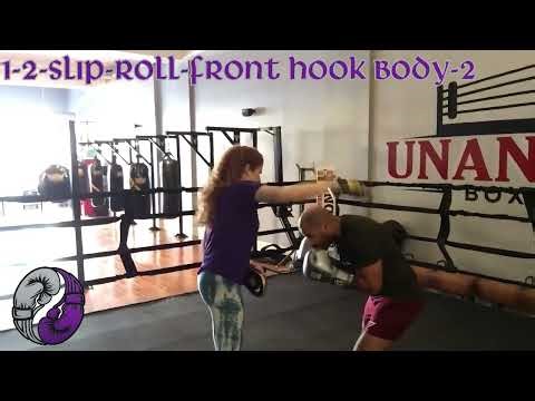 Boxing Combination: 1-2-Slip-Roll-Front Hook Body-2