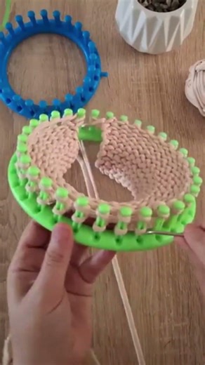 Knitting loom for beginners step by step #knitting #crochet #scarf