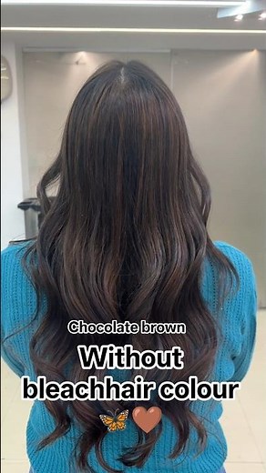 hairTransformation🤎 7.35 Highlights without bleach🦋 hair colour #nobleach #highlights #hairclour