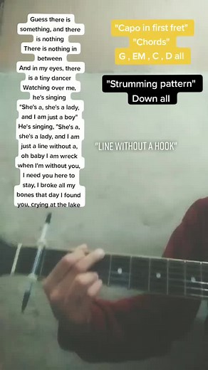 Line without a Hook Guitar Tutorial for Beginners