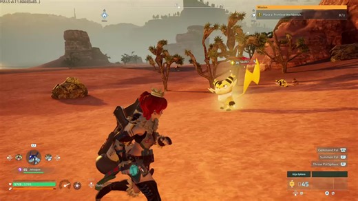 Catching a Shiny Sparkit in Palworld Gameplay