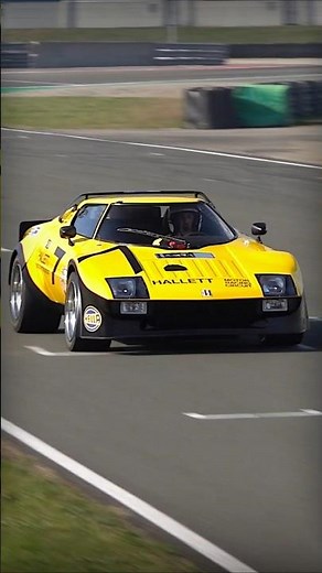 The one-off Lancia Stratos IMSA GT racecar roars on track😍 #lancia #stratos #imsa
