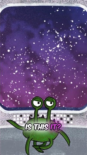 Tiny Alien Sings in Space #funny #animation #fun #kidanimation #space #alien
