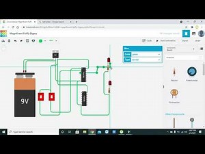 half adder in tinkercad | simulation of half adder logic circuit in tinkercad
