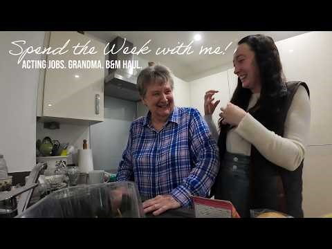 WE WERE IN A SHOW | Acting Jobs, Grandma Visits, B&M Hauls | Weekly Vlog |