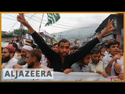 Protests in Pakistan-administered Kashmir after India's move