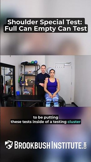 🔴 Shoulder Special Test: Full Can Empty Can Test