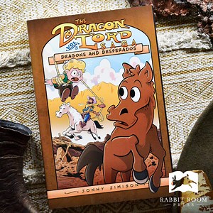 Follow the adventures of two brothers, a bandit princess, a talking horse, and a host of other delightful characters in this latest installment in Jonny Jimison's beloved Dragon Lord Saga. Finally learn the secret of the Dragon King, find out why Marco's satchel carries a curse, and experience daring escapes, shocking betrayal, and unexpected friendship. | The Rabbit Room