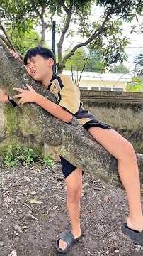 LARI PAGI BERUJUNG BERAK DI POHON😂🤣 #funny #comedy #lucu #komedi #beraksupergabut