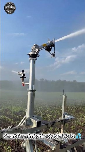 Smart Farm Irrigation System Works 💦 #Farming #Agriculture #USA