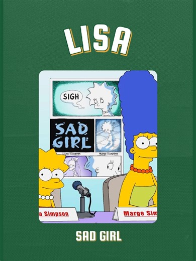 Marge and Lisa's 'Sad Girl' Manga Success