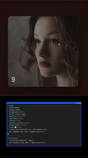 Smooth 3D Scroll Cards Using HTML CSS | Modern UI Animation #shorts