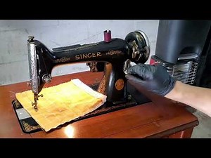 1940's Singer Sewing Machine Demo after Restoration