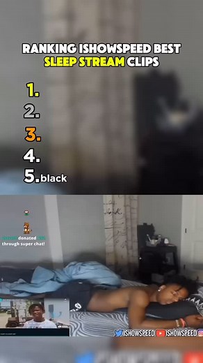 ranking ishowspeeds best sleep stream clip 😭 #ishowspeed #speed #ishowspeedclips | Speedgallery2024