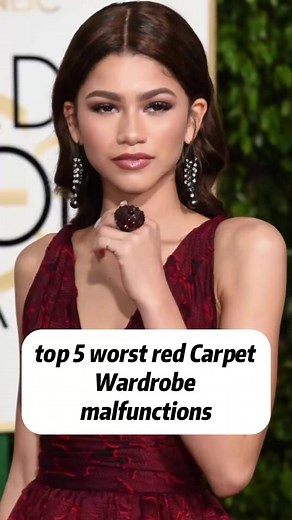 top 5 worst red carpet wardrobe malfunctions #celebrity #celebrities ... | Celeb Trends Now | Facebook