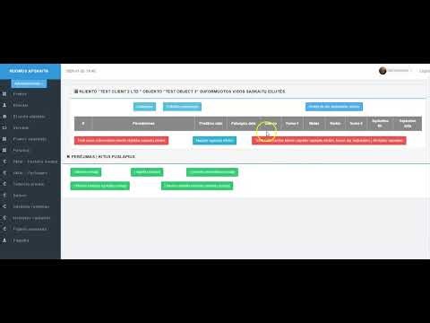 Pastolių nuomos vadybinės apskaitos programa - 24.Sąskaitos už nuomą formavimas