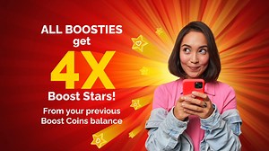 📢 Hey Boosties, time to discover the NEW BoostUP Rewards programme! Start your journey on the NEW LAGI SENANG, LAGI REWARDING programme by clicking “View BoostUP” on your Boost App homepage and from there on, you can easily view: ⭐The Rank you're on ⭐How much you need to spend to Rank Up or stay on your Rank ⭐The benefits you can enjoy on each Rank Earn guaranteed ⭐Stars! From 1 Star for every RM1 spent as Red Recruit all the way to 3 Stars for every RM1 spent as Gold General. Plus, DOUBLE up y