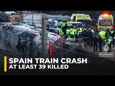 At least 39 people killed in a high-speed train collision in southern Spain