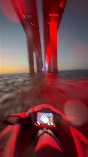 One hand on a SVHO supercharged Yamaha #jetski #florida #Yamaha