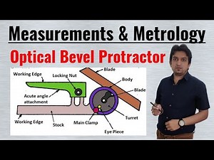 optical bevel protractor || optical bevel protractor in hindi || bevel protractor