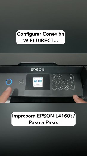 Cómo REALIZAR conexión WIFI DIRECT 🛜 impresora Epson L4160??Te muestro paso a paso. #tutorial #wifi #impresora