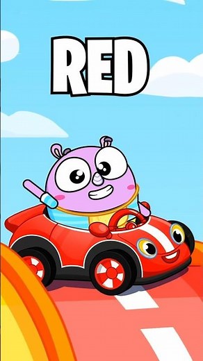 🚗 Let's learn colors with cars 🟢🟡🟠🔴 Funny car cartoon #forkids