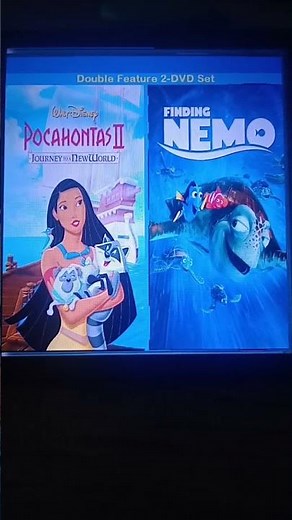 Fanmade Disney Double Feature DVD: Pocahontas 2 (1998)/Finding Nemo (2003)