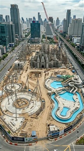 Extreme Urban Construction: Building an Amusement Park from Scratch 🏗️✨