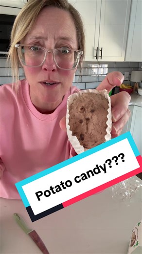 I had never heard of potatoe candy and had to order from @See’s Candies! I didn’t expect them to look like a potato! #candy #stpatricksday #seescandies #Inverted