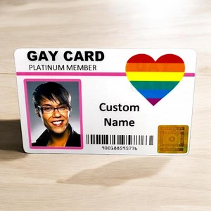 Personalized Gay Card: Platinum Membership   Certificate Prank Gift, LGBTQ  (digital Wallet Option) - Etsy