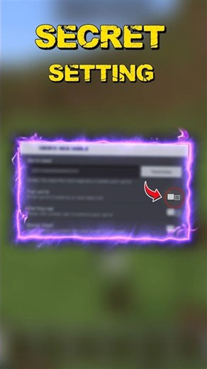 Best Setting Minecraft Pocket edition #minecraft