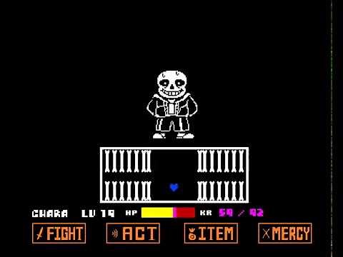 Sans Hard Mode Battle (Bad Time Simulator)