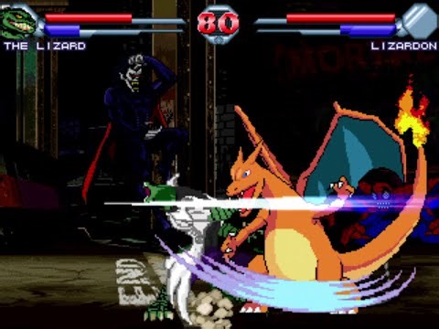 Lizard vs Lizardon(Charizard)