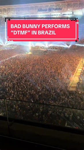 Bad Bunny's Epic Performance of DTMF in Brazil