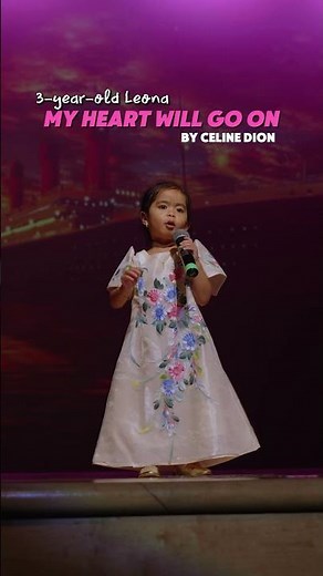3-year-old Leona - My Heart Will Go On