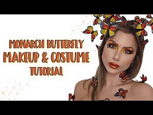 Monarch Butterfly Makeup Tutorial | Beeisforbeeauty