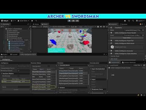New Example: Archer vs Swordsman | Utility Intelligence (DOTS ECS)