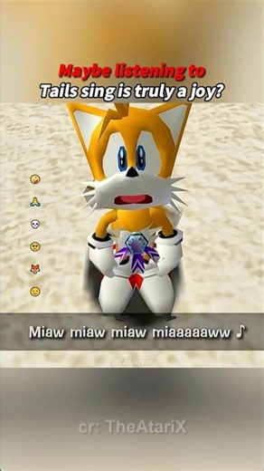 Maybe listening to Tails sing is truly a joy? 😌✨#Sonic #Sonic3 #funny #ranking