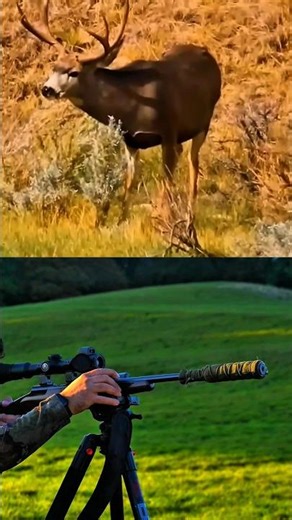 Sniper Long Range Deer Hunt | Extreme Precision Shot in USA Wilderness 🎯🦌