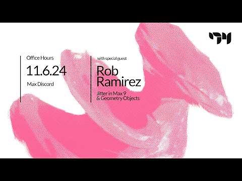 Max 9 Jitter Geometry with Rob Ramirez - Discord Office Hours