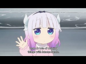Ilulu and Kanna chan massaging kobayashi san shoulder | ( kobayashi san chi no maid dragon S )